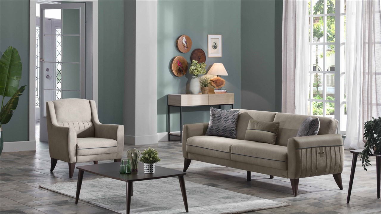 Диван-кровать Bellona Cozy, 3-х местный, раскладной, цвет: бежевый 202075 (под 202082), 212x84x79 см (COZY-02)COZY-02 Диван-кровать Bellona Cozy, 3-х местный, раскладной, цвет: бежевый 202075 (под 202082), 212x84x79 см (COZY-02)COZY-02