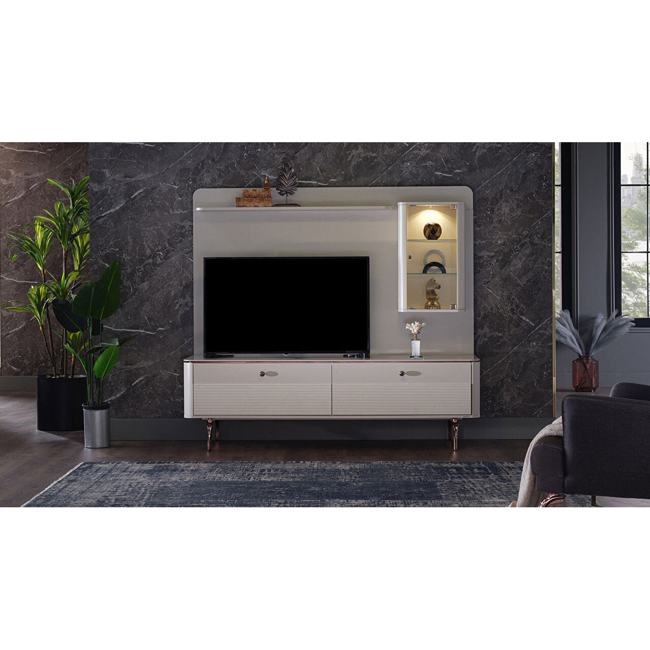 Стенка под ТВ Bellona Larissa, размер 193x49x174 см (LARS-15+LARS-15PP+LARS-15C)LARS-15+LARS-15PP+LARS-15C Стенка под ТВ Bellona Larissa, размер 193x49x174 см (LARS-15+LARS-15PP+LARS-15C)LARS-15+LARS-15PP+LARS-15C