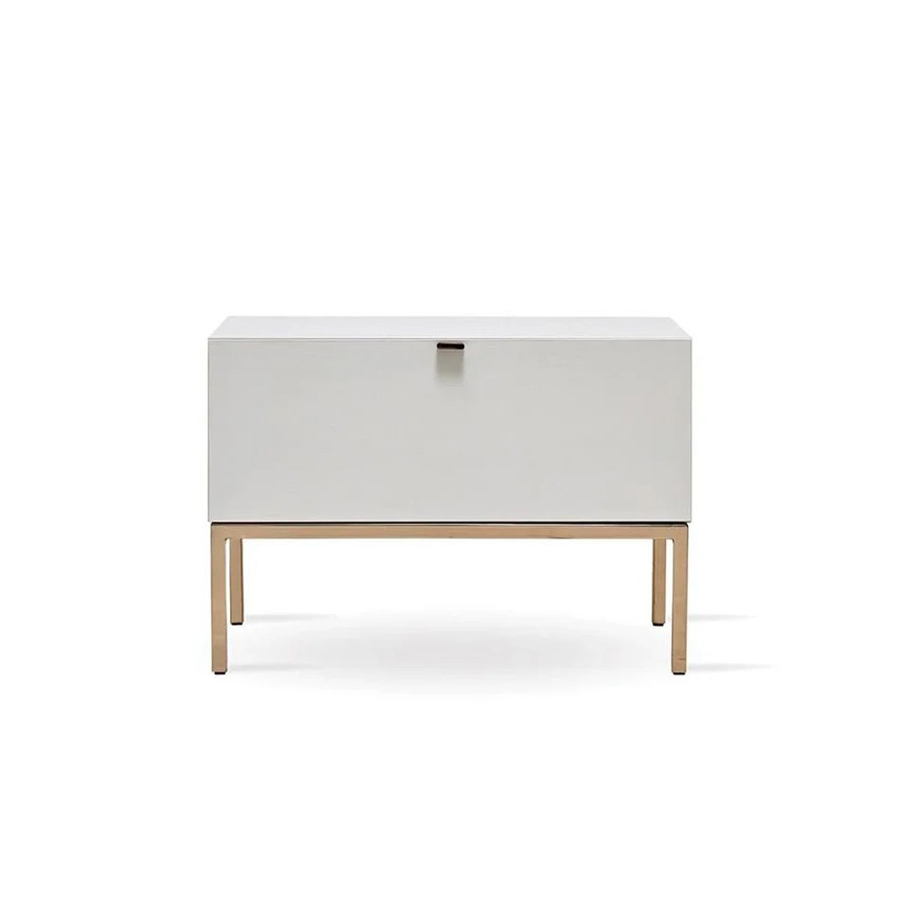 Тумбочка белая Enza Home Legato, размер 65х48х46 см55555000001003  Тумбочка белая Enza Home Legato, размер 65х48х46 см55555000001003