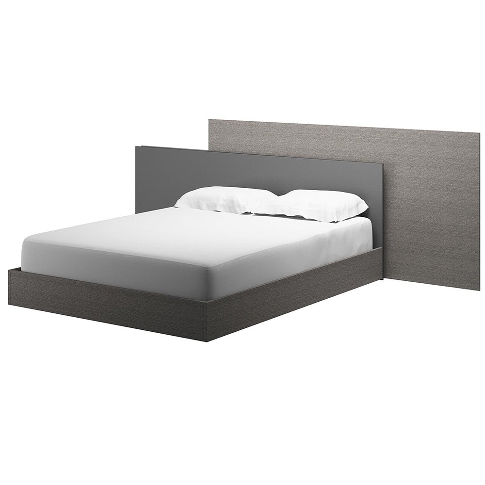 Кровать Status Futura, двуспальная, K.S., 198х203, цвет серый (FUBGRLT04) остаткиFUBGRLT04