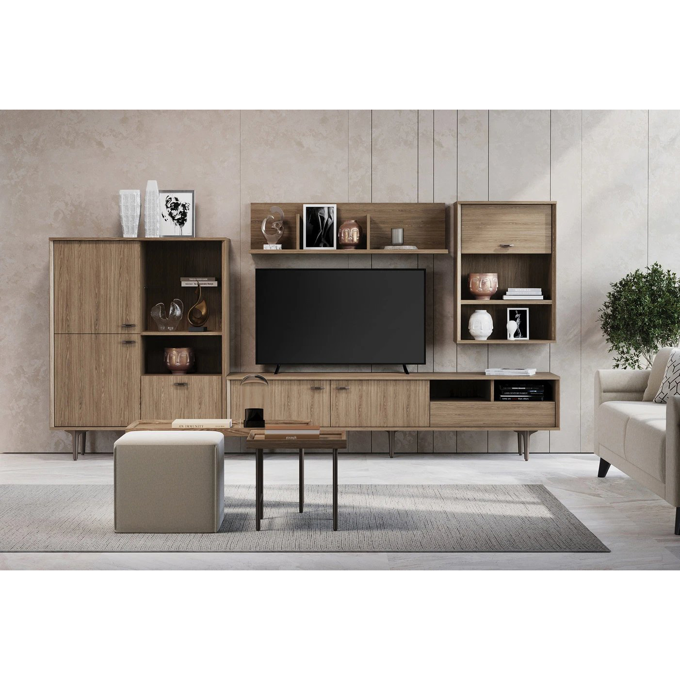 Шкаф книжный Enza Home Paloma, размер 110х48х140 см55555000003244 Шкаф книжный Enza Home Paloma, размер 110х48х140 см55555000003244