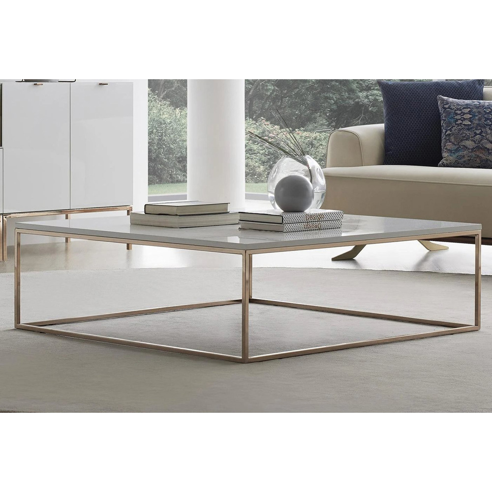 Стол журнальный белый Enza Home Legato, размер 110х110х35 см55556000000306 Стол журнальный белый Enza Home Legato, размер 110х110х35 см55556000000306