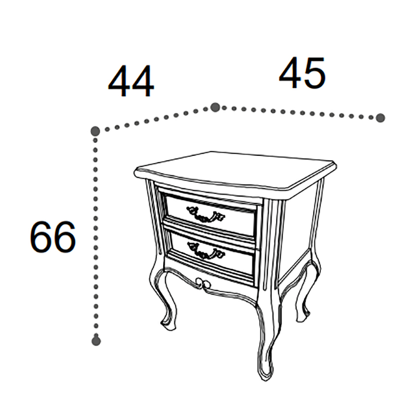 Тумба прикроватная Camelgroup Verdi, цвет: avorio patinado, 45x44x66 см (169CMN.01AV)169CMN.01AV Тумба прикроватная Camelgroup Verdi, цвет: avorio patinado, 45x44x66 см (169CMN.01AV)169CMN.01AV