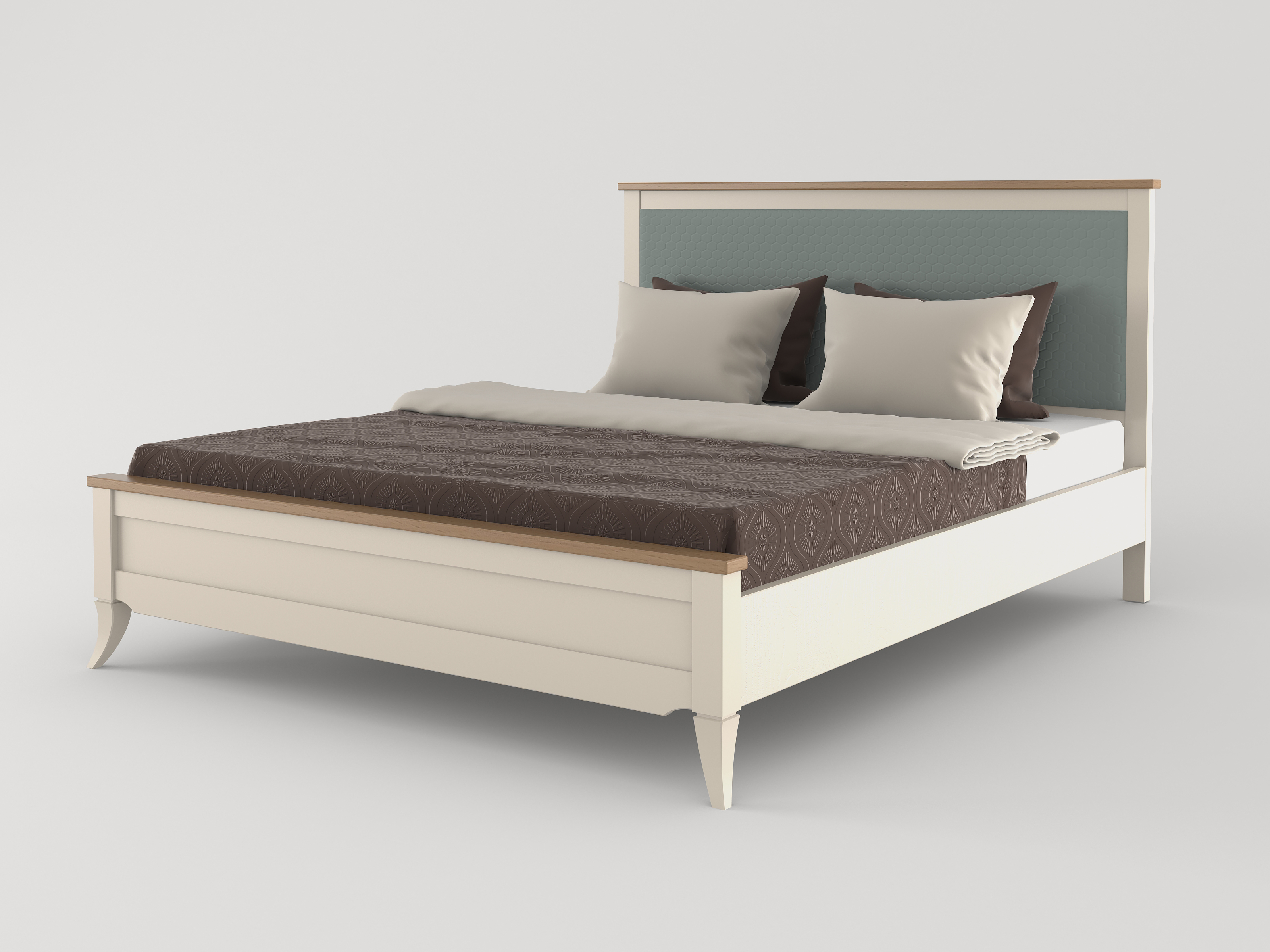 Кровать Римини, с мягким изголовьем, 180х200 см