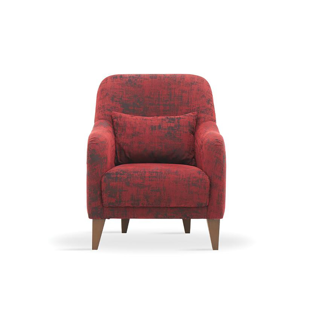 Кресло Enza Home Fiore, ткань 2026-K1-20106 Red, размер 71х98х83 см