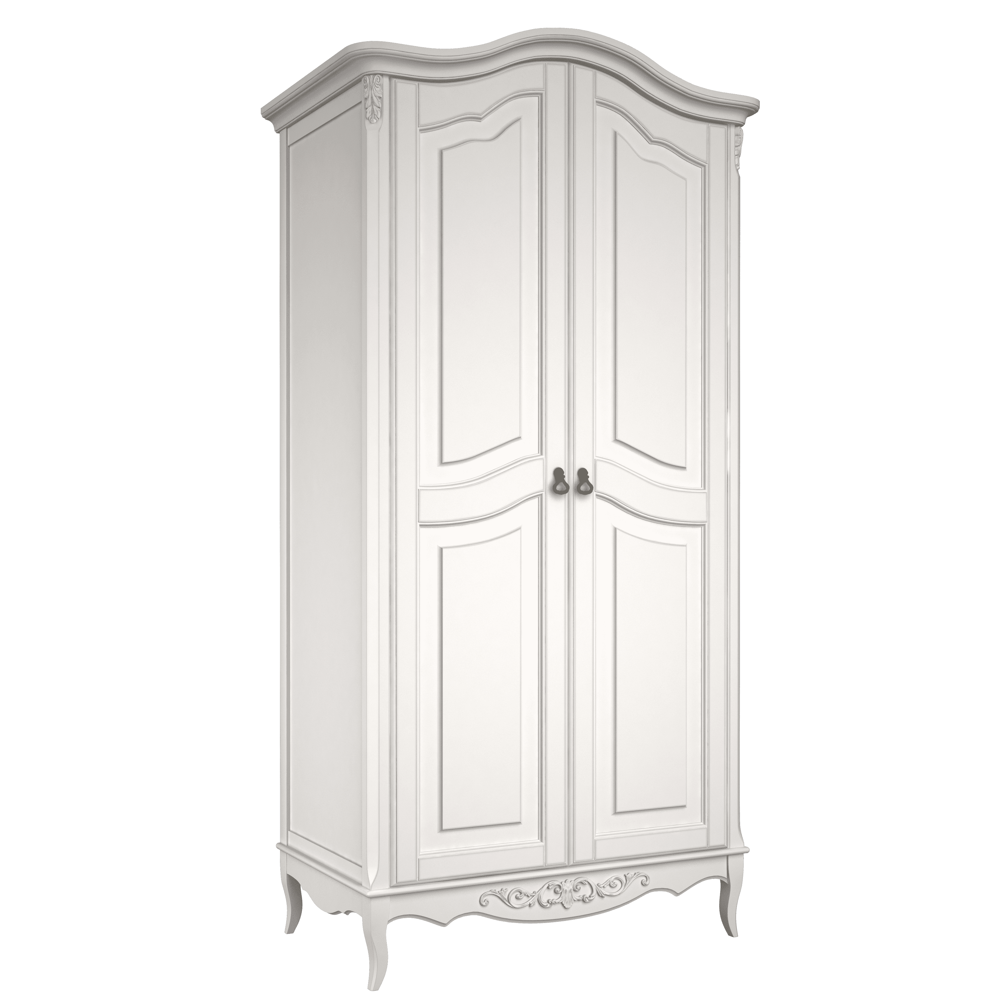 Шкаф платяной Aletan Provence, 2-х дверный, цвет: слоновая кость (B802)B802
