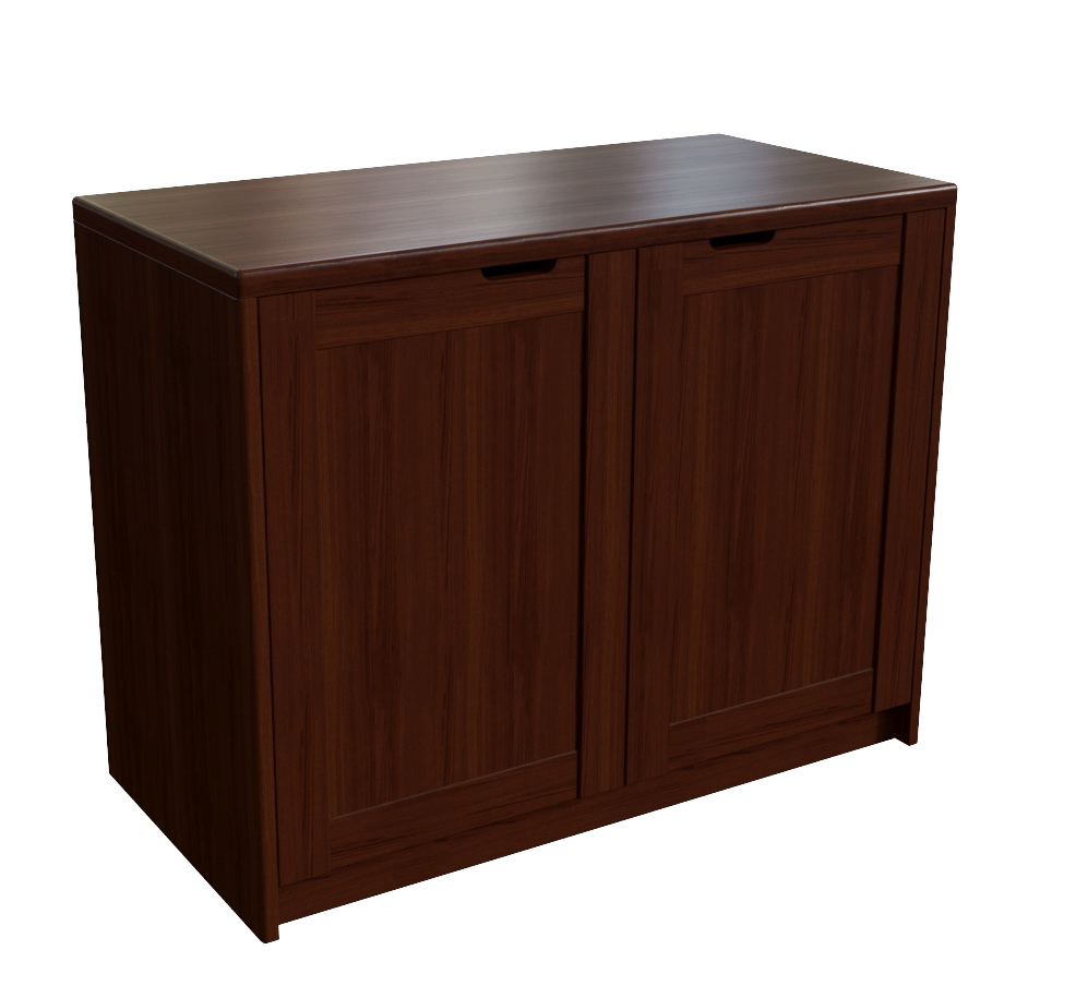 Креденция 2 двери Multi-Office Kingston, размер 90x45x70 см, цвет: тёмный орех22400 Креденция 2 двери Multi-Office Kingston, размер 90x45x70 см, цвет: тёмный орех22400