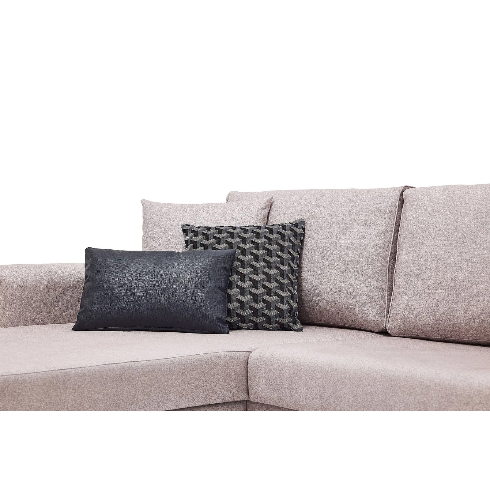 Диван-кровать Enza Home Maris, угловой, правый, цвет 14212 Mavi, размер 257х206х87 см Диван-кровать Enza Home Maris, угловой, правый, цвет 14212 Mavi, размер 257х206х87 см