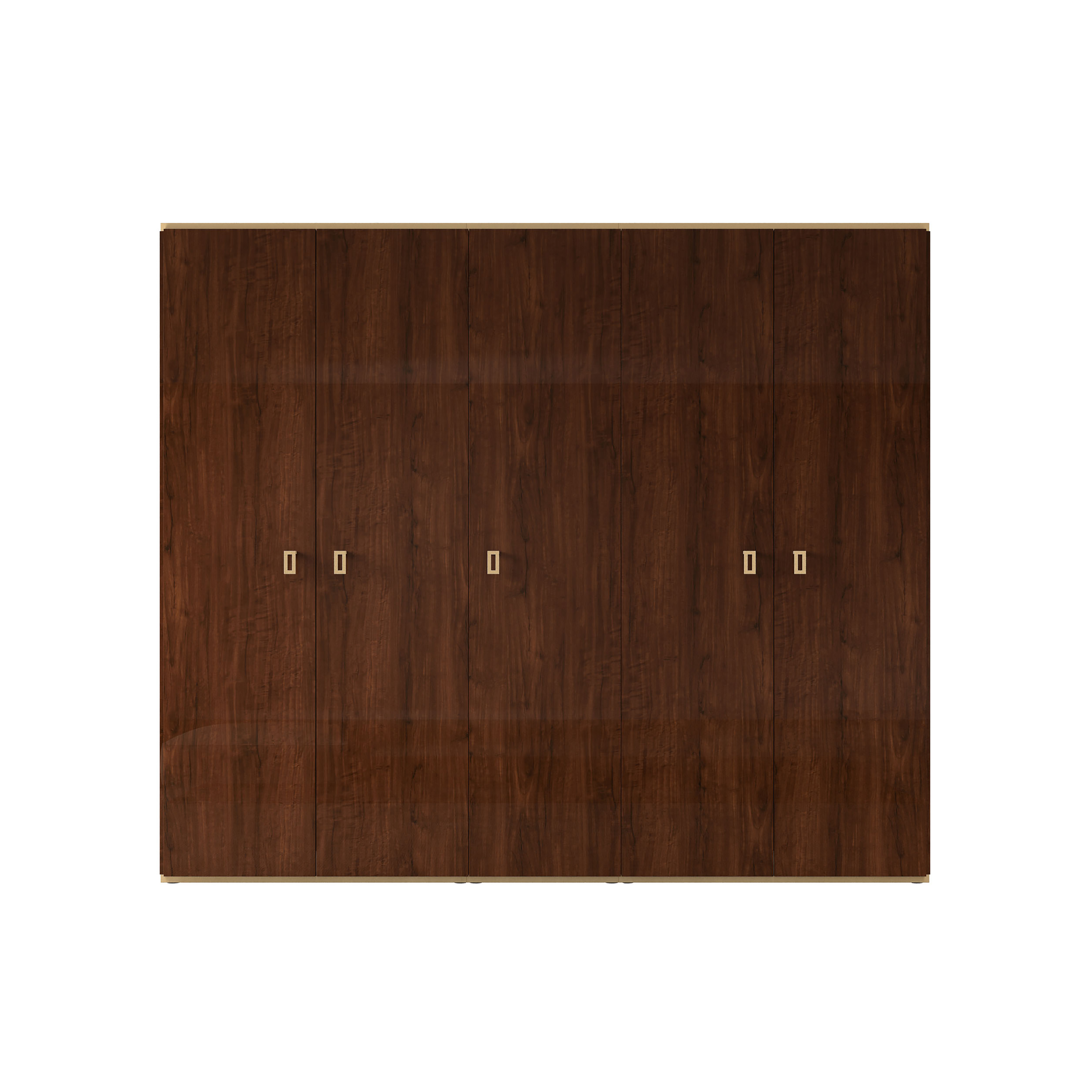 Шкаф Status Eva, пятидверный, цвет орех, 271x61x232 см (EABNOAR02)EABNOAR02