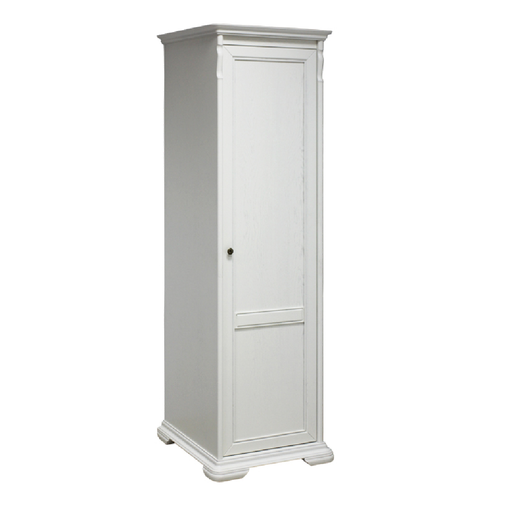 Шкаф Молодечномебель Лика, 62x65x200 см, цвет: белая эмаль (ММ-334-01-01R)ММ-334-01-01R
