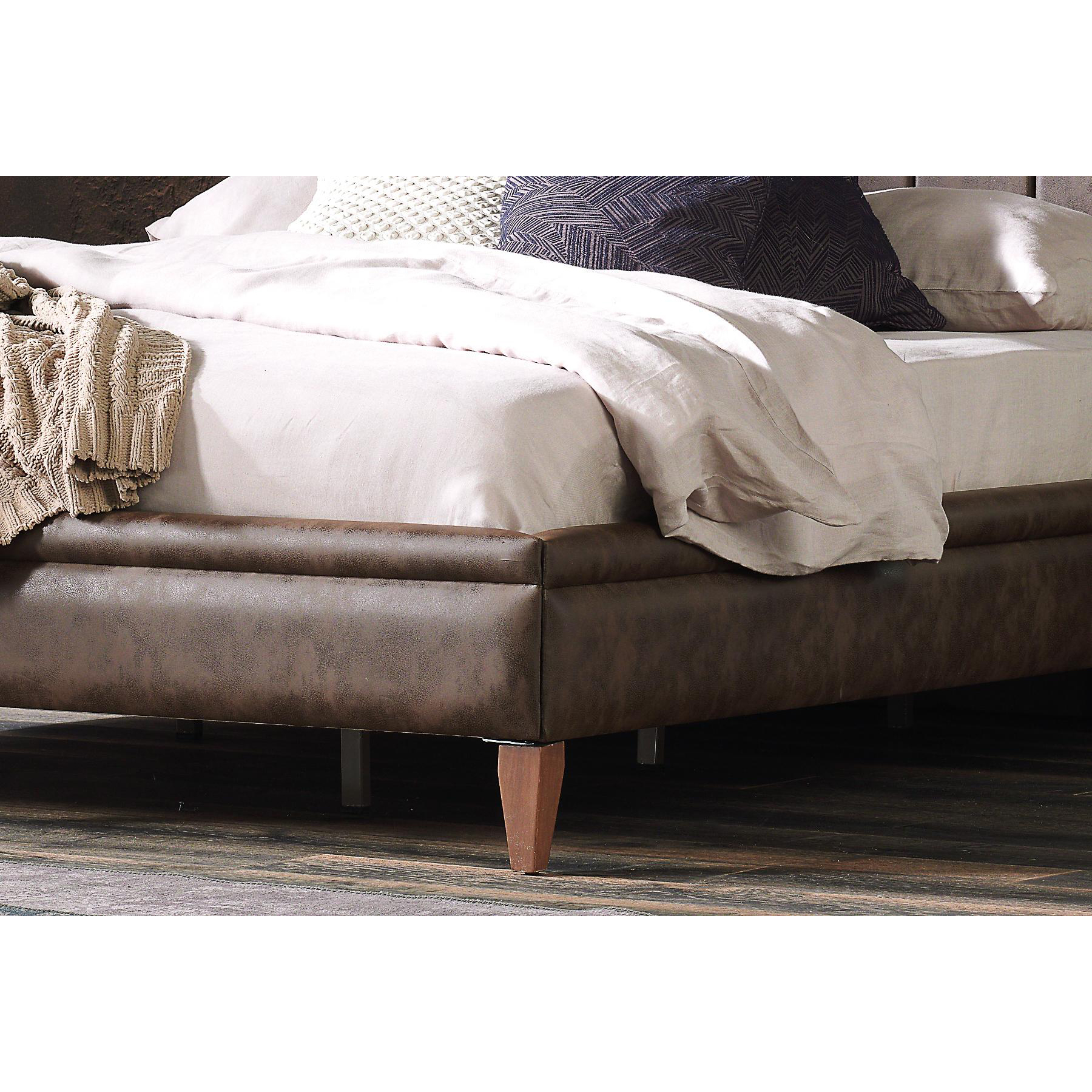 Кровать Enza Home Elegante,160х200, цвет коричневый 308 (EH20179)EH20179