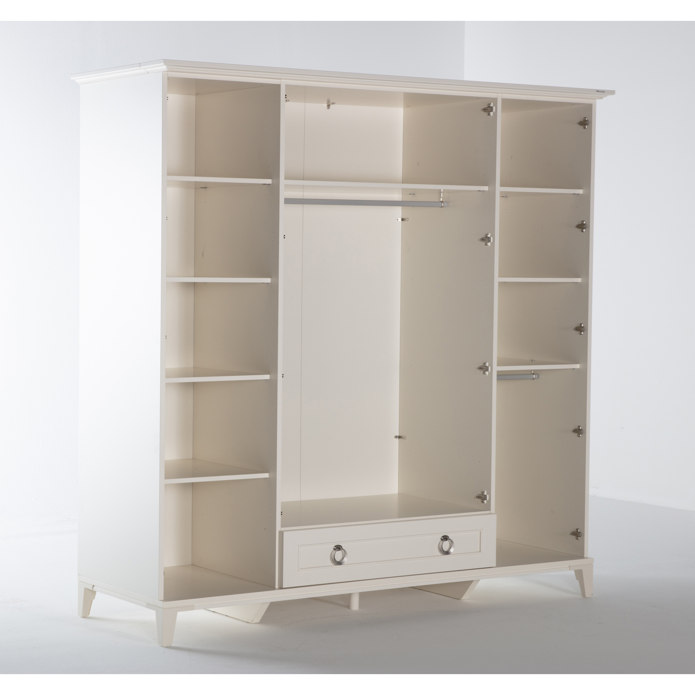 Шкаф платяной Bellona Vilza, 4-х дверный, размер 186х64х219 см (VILZ-20)VILZ-20