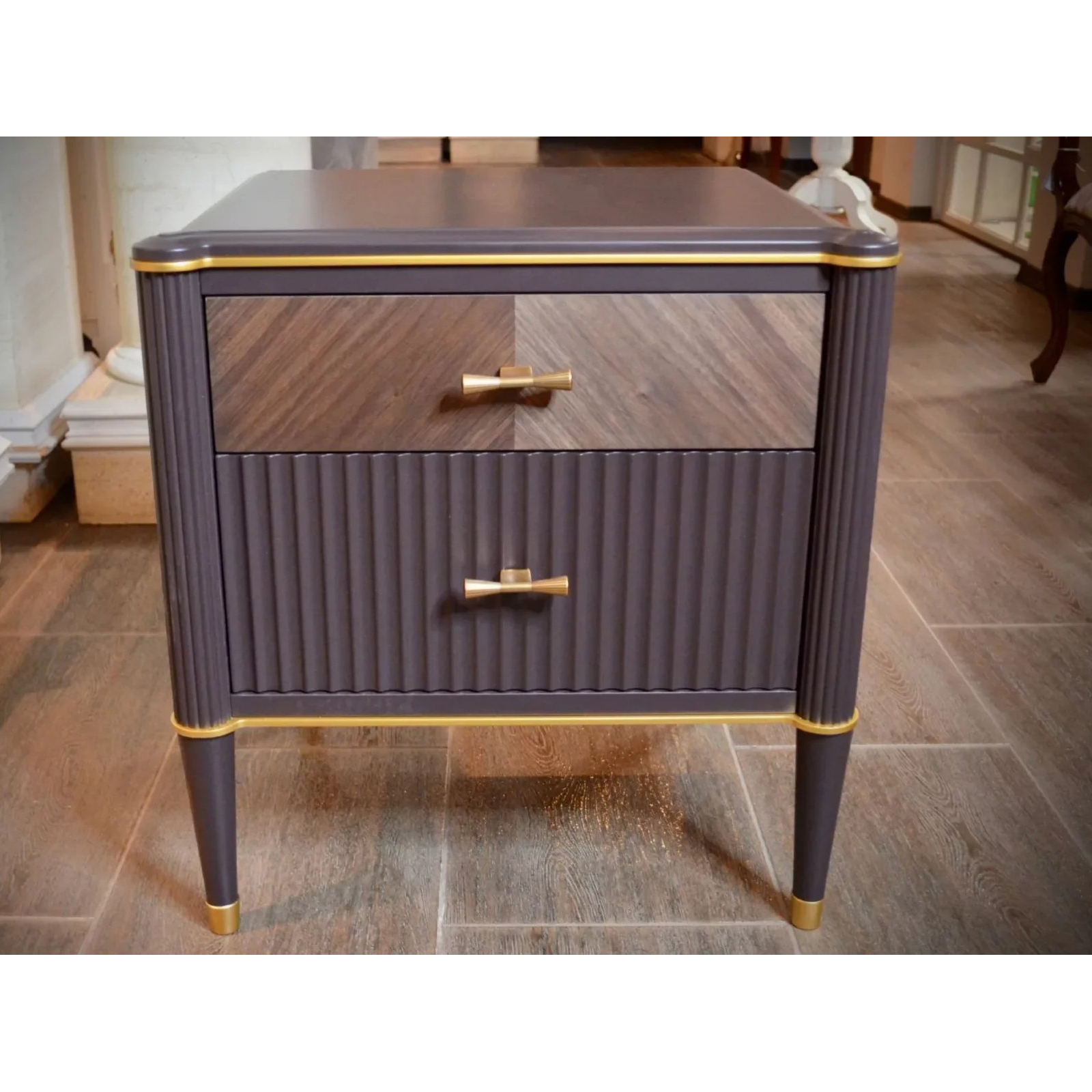 Комод высокий Timber Венеция, 70x45x127 см, цвет: Моккачино/Орех американский (Т-149/MO/NA)Т-149/MO/NA Комод высокий Timber Венеция, 70x45x127 см, цвет: Моккачино/Орех американский (Т-149/MO/NA)Т-149/MO/NA