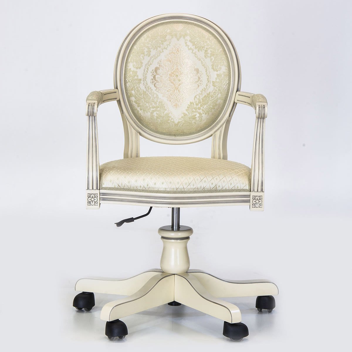 Кресло кабинетное Стелла Луиз-2 К, размер 58х49х88/101, обивка ткань