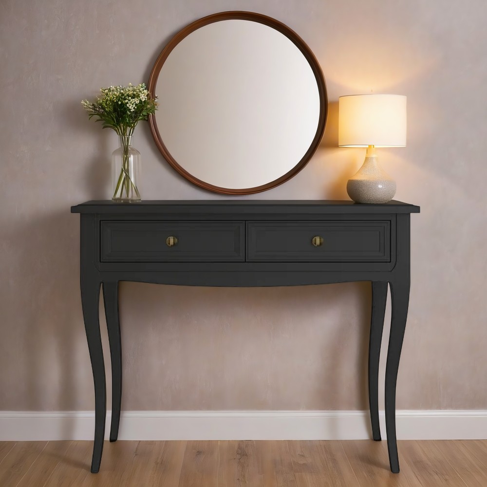 Консоль Aletan Majessa, 105х48х80 см, цвет: чёрный (M902BL)M902BL Консоль Aletan Majessa, 105х48х80 см, цвет: чёрный (M902BL)M902BL