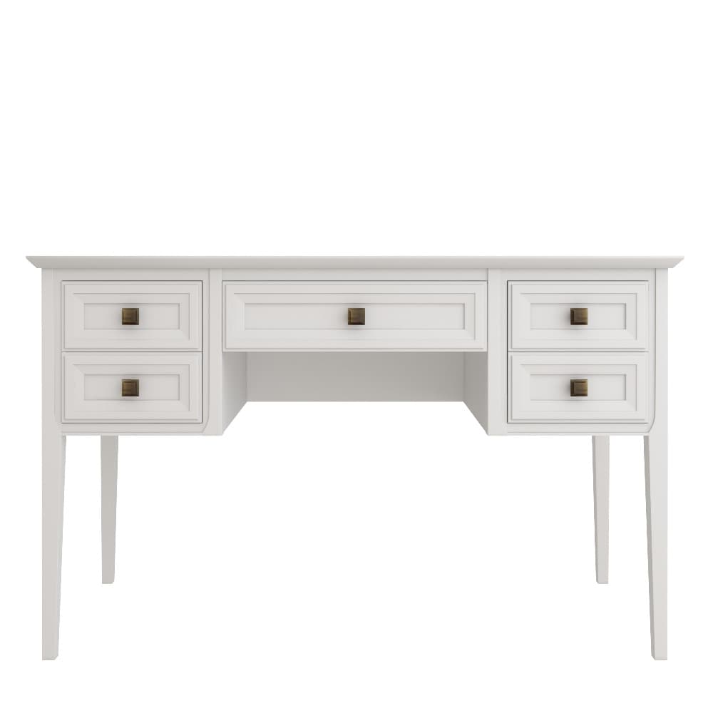 Стол туалетный Tesoro White, узкий, 138х45х80 см, цвет: белый (T704W)T704W