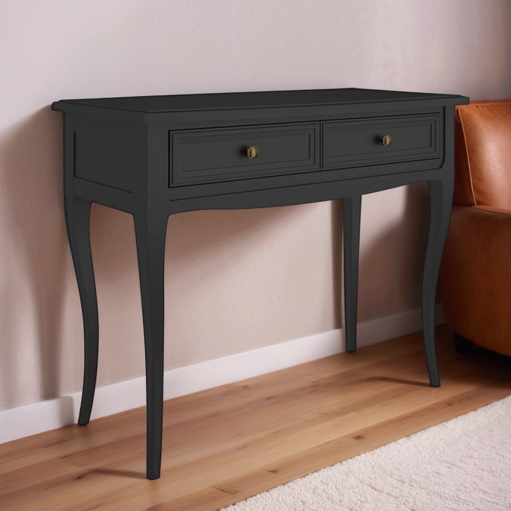 Консоль Aletan Majessa, 105х48х80 см, цвет: чёрный (M902BL)M902BL Консоль Aletan Majessa, 105х48х80 см, цвет: чёрный (M902BL)M902BL