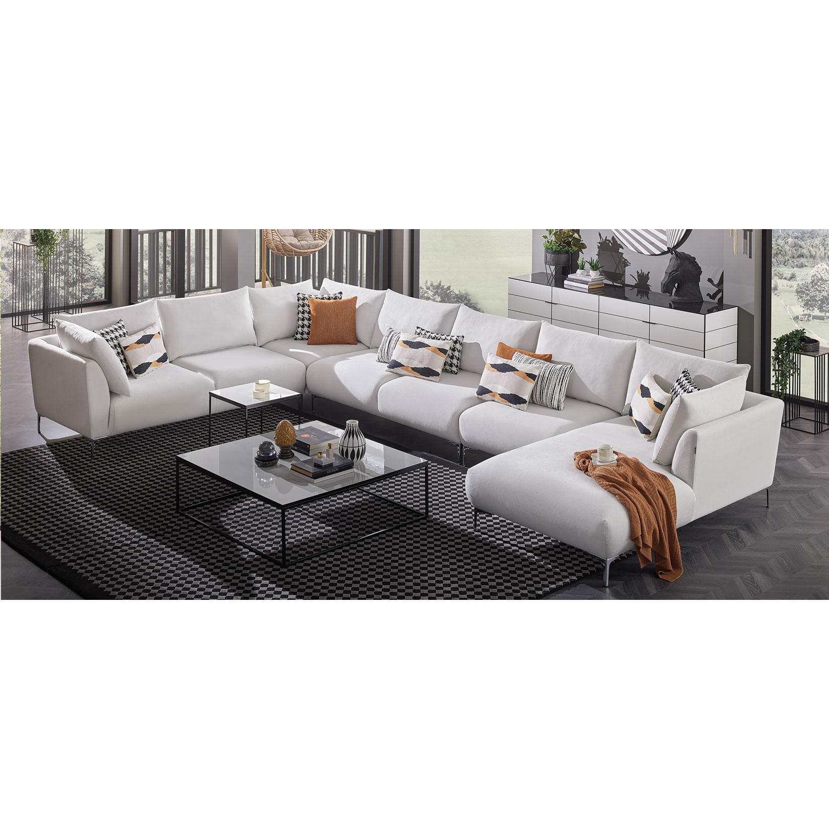 Модуль дивана Enza Home Mayfair, угловой, размер 96x98x80 см