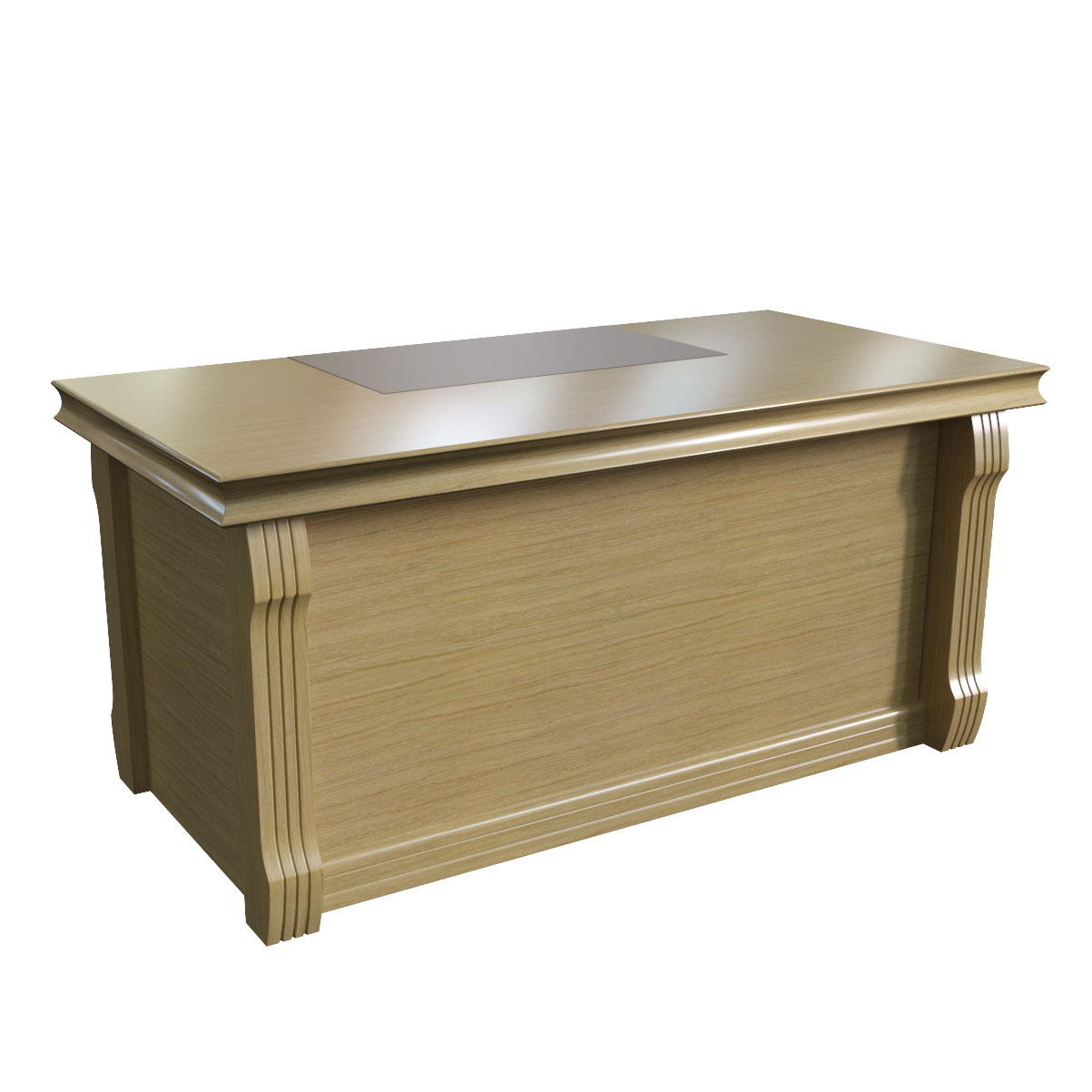 Стол рабочий Multi-Office Lion white, размер 160x80x76 см , цвет: дуб светлый25100