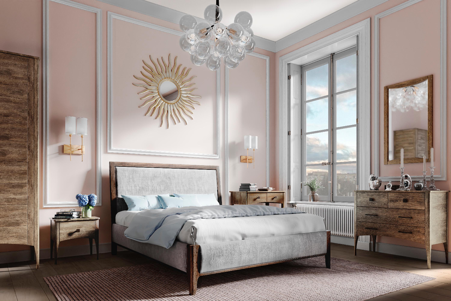 Кровать 160х200 Walson Ронда, 173x211x100 см, цвет: бук Кровать 160х200 Walson Ронда, 173x211x100 см, цвет: бук