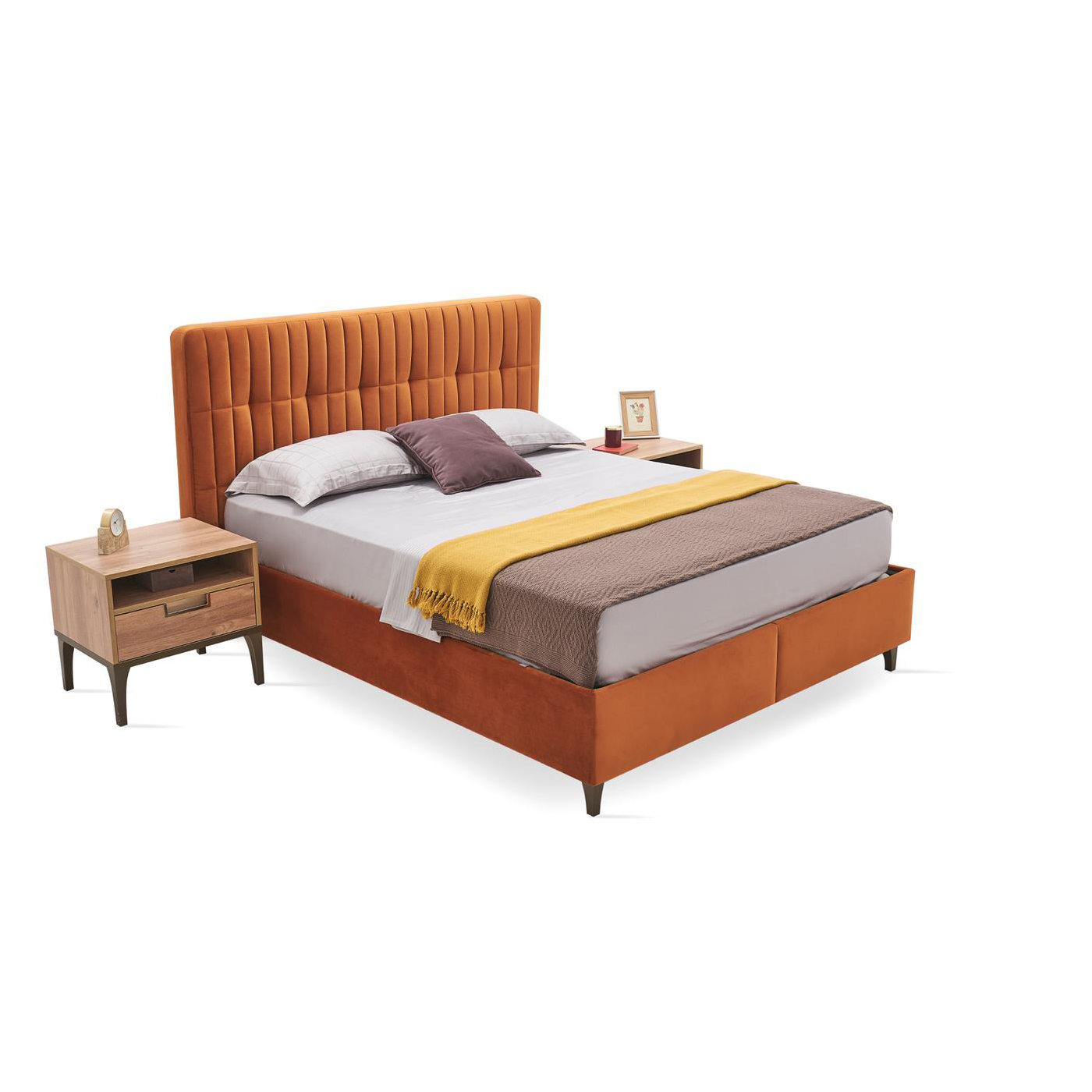 Кровать Enza Home Sona, полуторная, с подъемным механизмом, 150х200 см