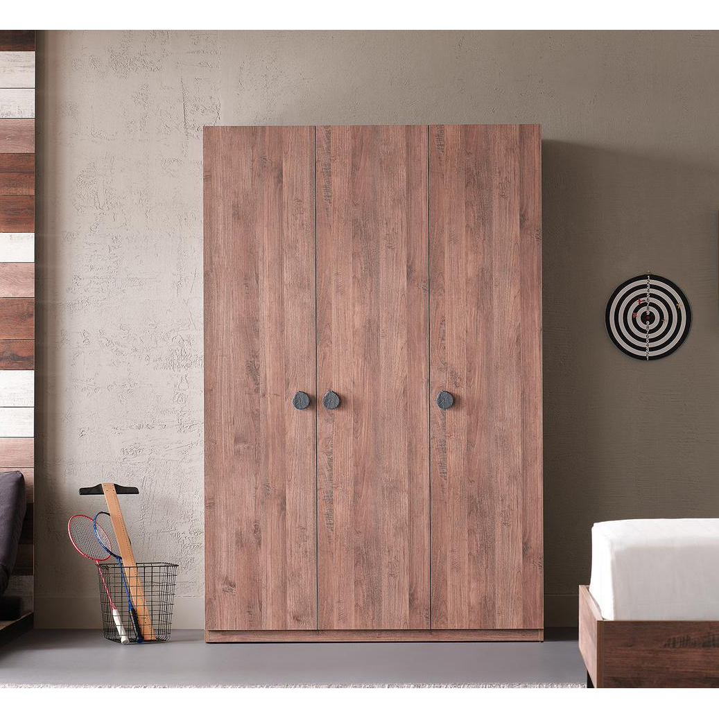 Шкаф платяной Enza Home Orlando, 3 дверный, размер 136х61х222 см (EH50884)EH50884