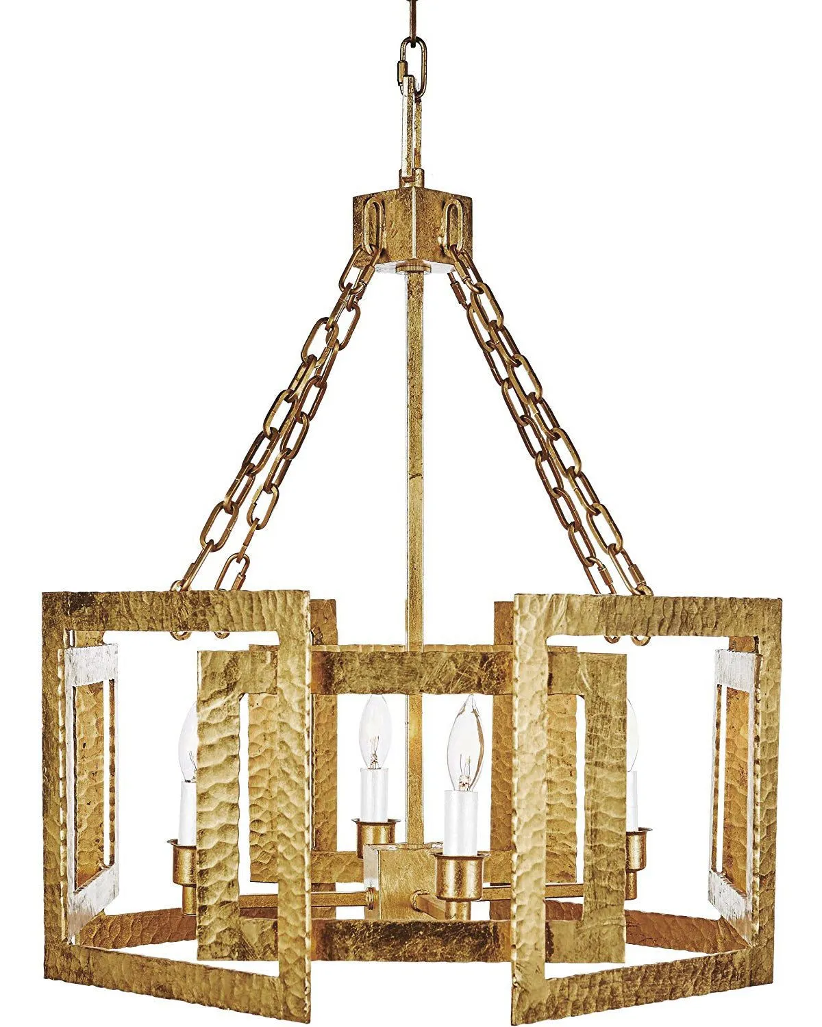Люстра Louvrehome "Тобиас", размер 52x52x63 см, цвет: золото (8386-4DA )8386-4DA 