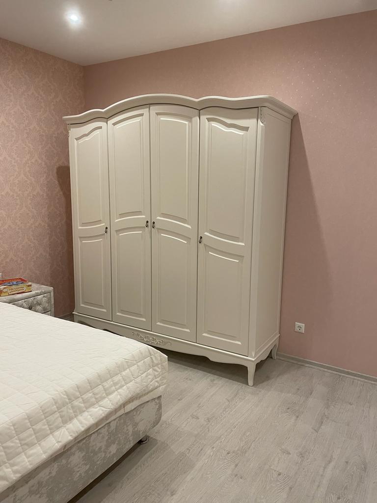 Шкаф платяной Aletan Provence, 4-х дверный, цвет: слоновая кость, размер 209х66х226 см (B804)B804 Шкаф платяной Aletan Provence, 4-х дверный, цвет: слоновая кость, размер 209х66х226 см (B804)B804