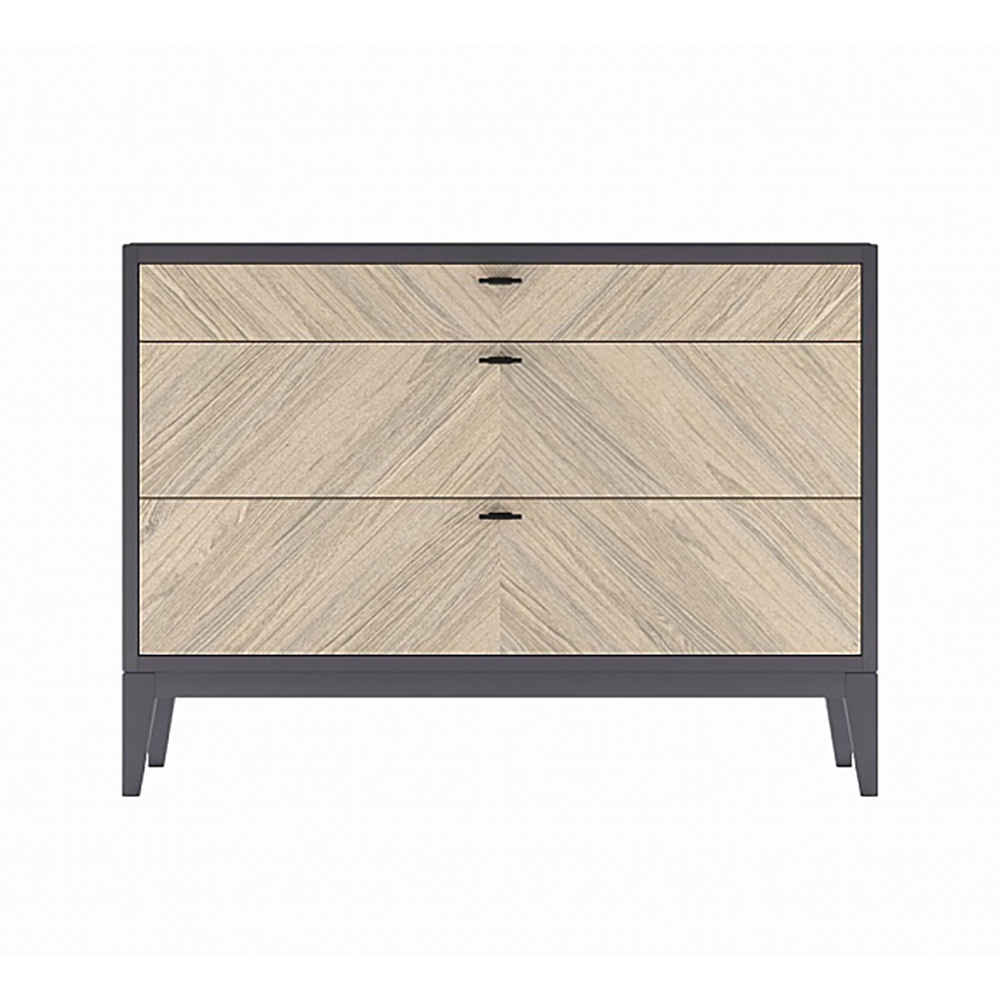Комод Timber Тоскана, 125x44x85 см, цвет: Мокко/Дуб серебристый (Т-959/D7/M)Т-959