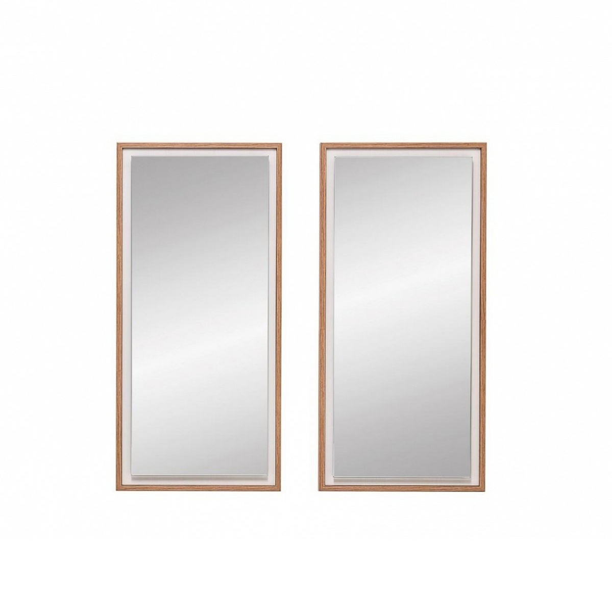 Зеркало Enza Home Loreto, размер 38х3х80 см (комплект из 2 шт)55555000001097