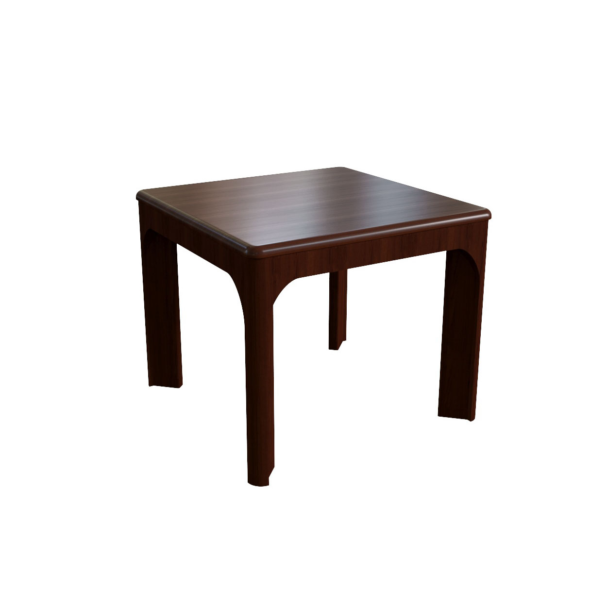 Стол кофейный Multi-Office Zaragoza walnut, размер 60x60x50 см, цвет: тёмный орех22600 Стол кофейный Multi-Office Zaragoza walnut, размер 60x60x50 см, цвет: тёмный орех22600