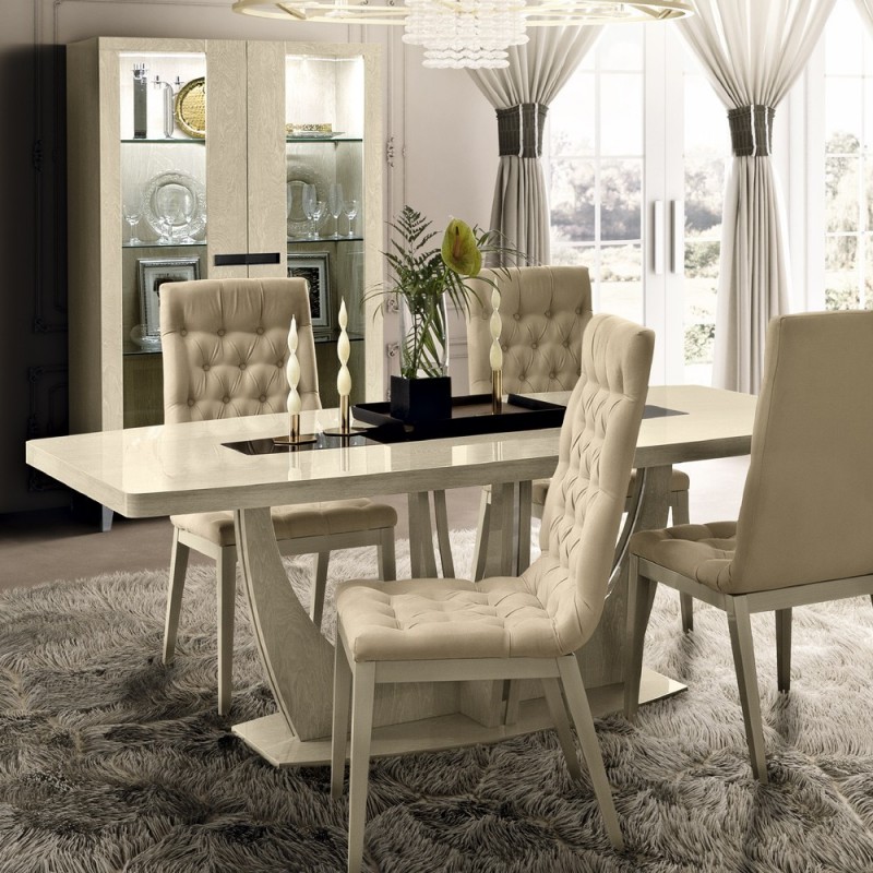 Стол обеденный Camelgroup Ambra, раздвижной, цвет: янтарная береза, 200(250)x103x75 см (150TAV.07AV) без стекла150TAV.07AV