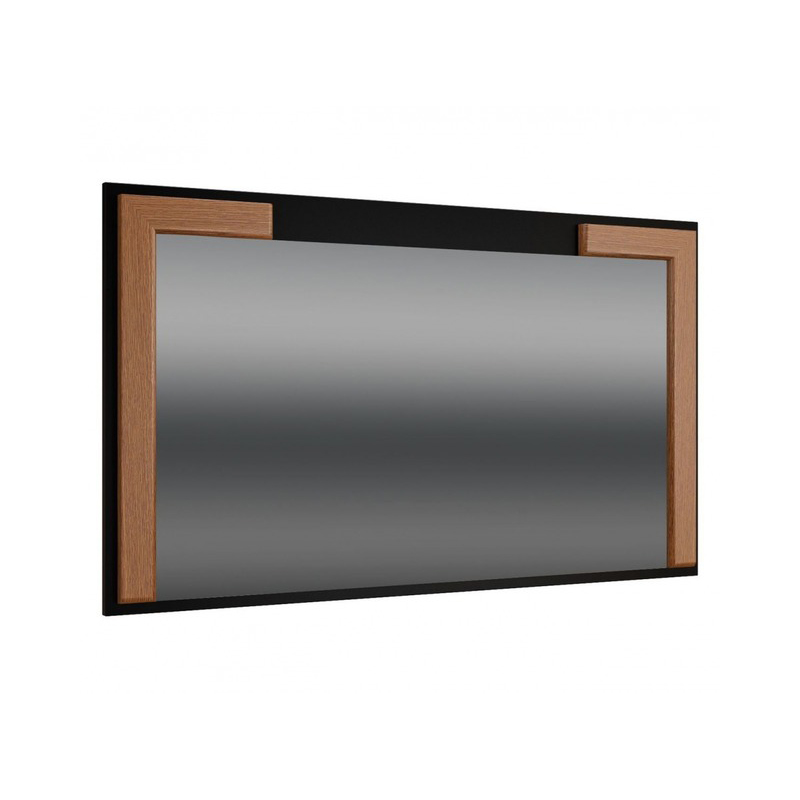 Зеркало Mebin Verano, размер: 119х4х70, цвет: античный орех+черный (Lustro)Lustro