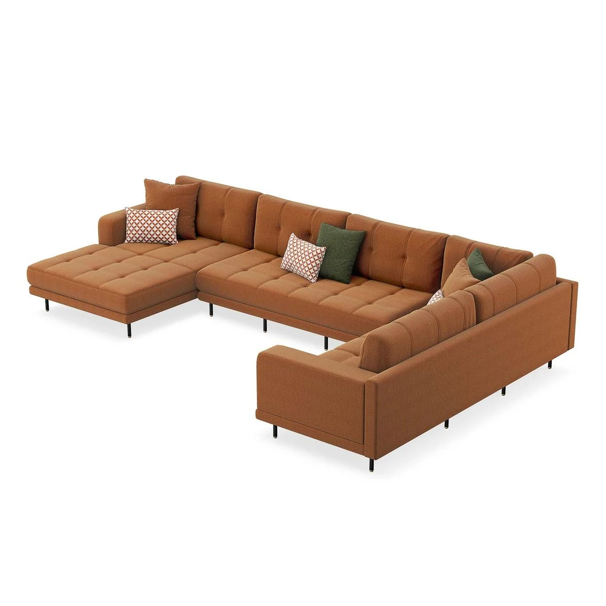 Диван угловой Enza Arte, размер 434х240х84 см (остатки) Диван угловой Enza Arte, размер 434х240х84 см (остатки)