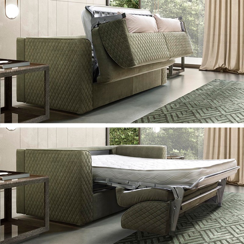 Диван-кровать 3-х местный MOOD Camelgroup MIDI, экокожа Nabuk 11 Liscio/Rombi кат.C, размер 200x97x86 см Диван-кровать 3-х местный MOOD Camelgroup MIDI, экокожа Nabuk 11 Liscio/Rombi кат.C, размер 200x97x86 см