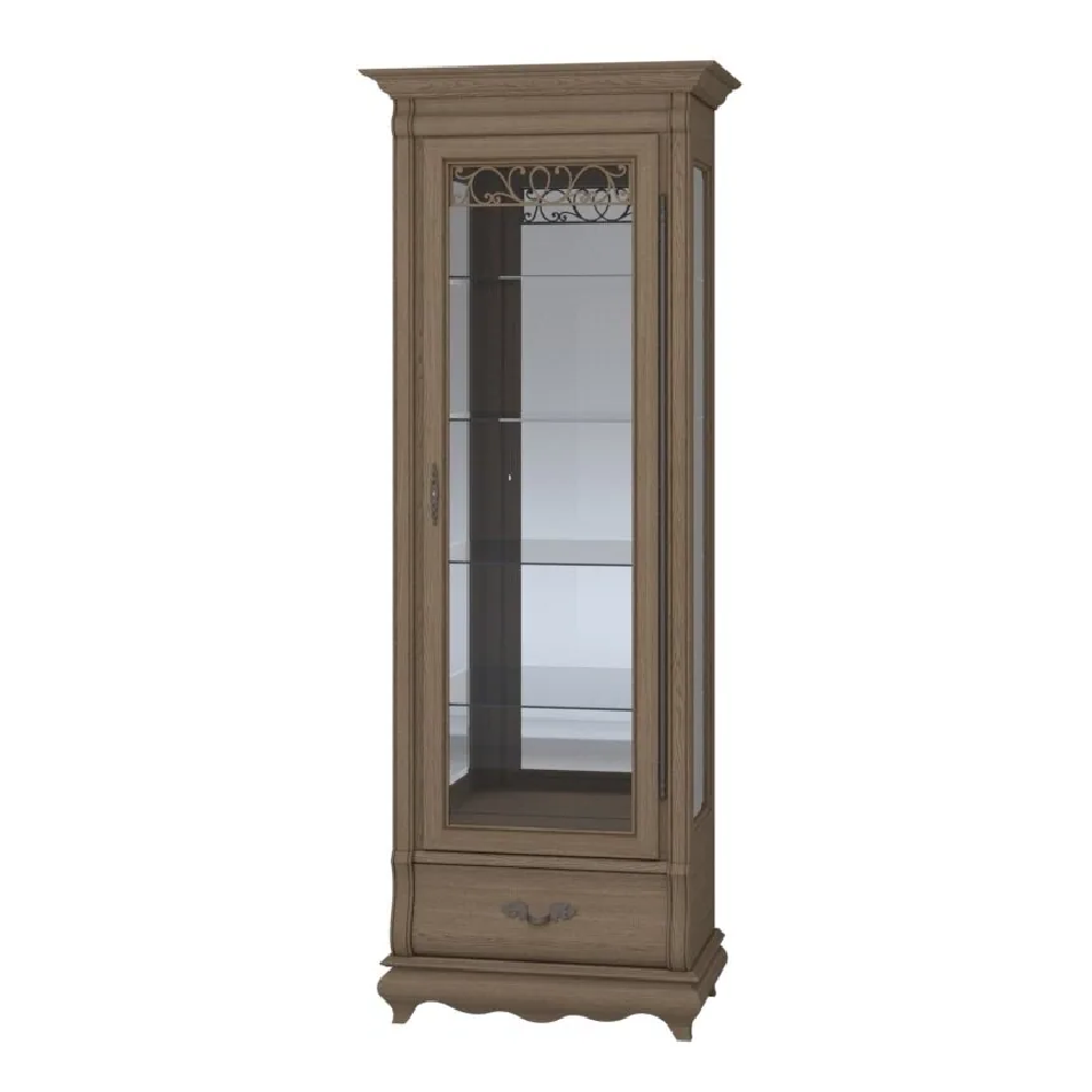 Витрина Молодечномебель Оскар, 84x50x225 см, цвет: классик (ММ-210-10/01)ММ-210-10/01