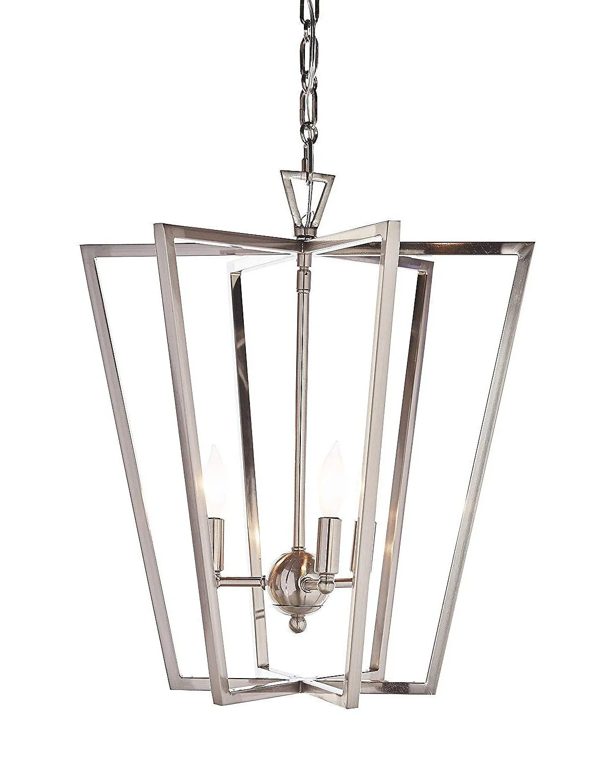 Люстра Louvrehome "Франц" silver, размер 41x41x46 см, цвет: серебро (D8475 NICKEL)D8475 NICKEL