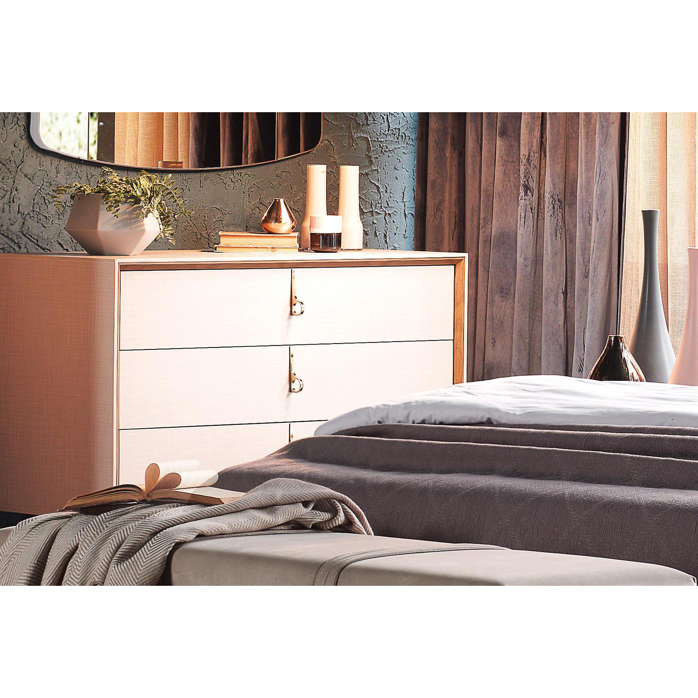 Комод Enza Home Netha, размер 110х47х81 см55555000001194 Комод Enza Home Netha, размер 110х47х81 см55555000001194