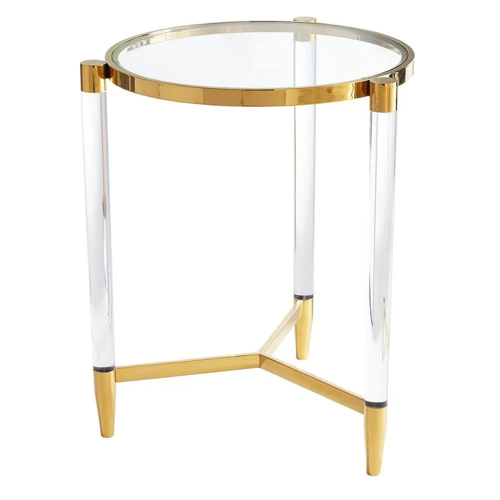 Стол кофейный Louvrehome "Стерлинг" gold, размер 41х41х52 (LHT100G)LHT100G Стол кофейный Louvrehome "Стерлинг" gold, размер 41х41х52 (LHT100G)LHT100G