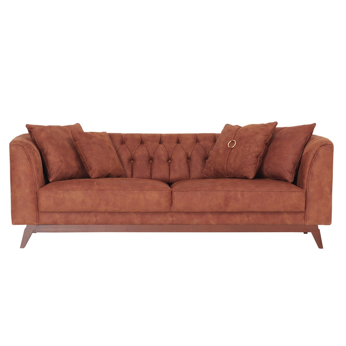 Диван-кровать Enza Home Elegante, трёхместный, цвет коричневый 308 (EH20002)EH20002