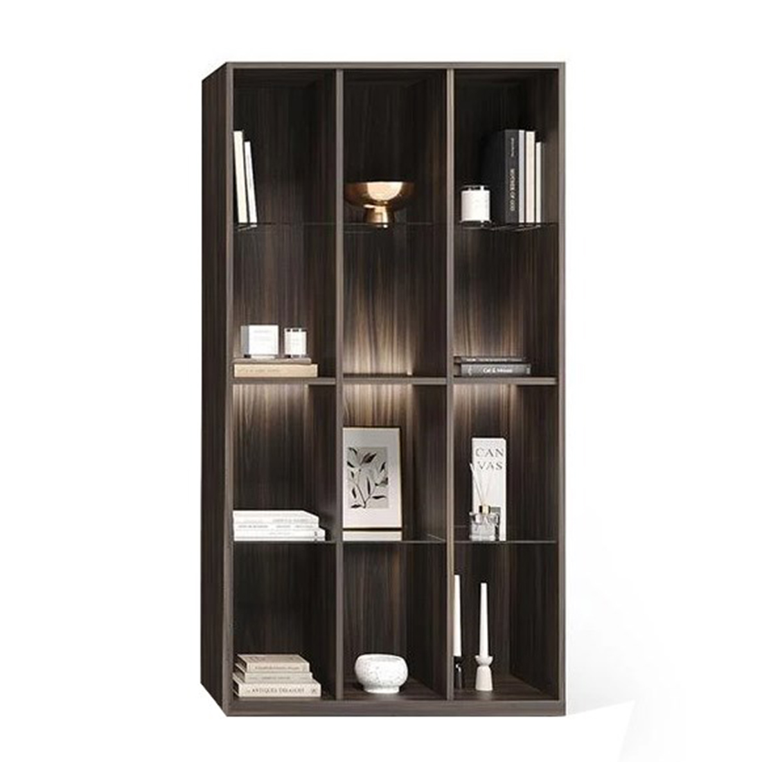 Шкаф книжный Enza Home Parma, размер 94х42х181 см55555000002846 Шкаф книжный Enza Home Parma, размер 94х42х181 см55555000002846