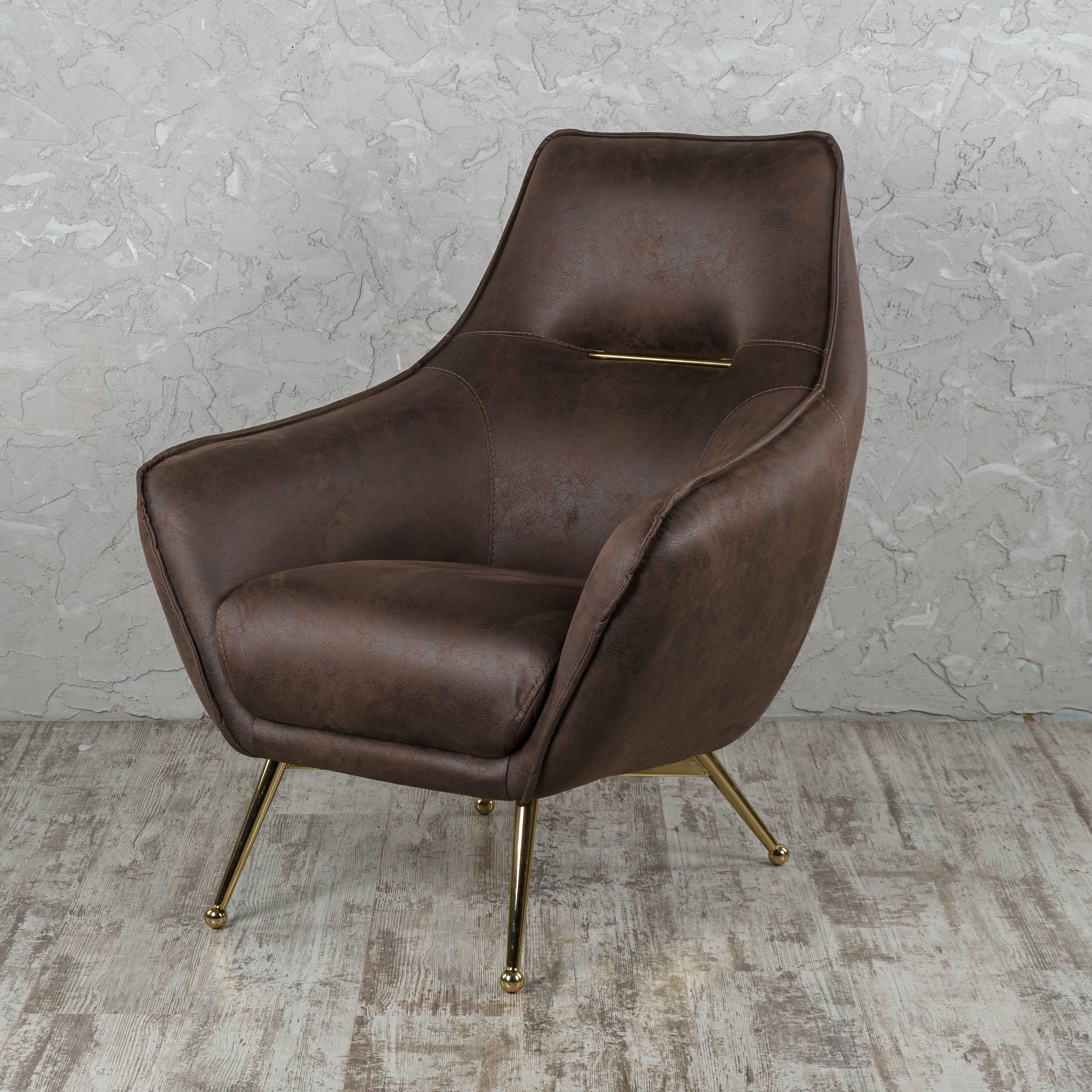 Кресло Lenova Amor, размер 85х80х82, ткань Craft 1007/dark brown (02179)02179