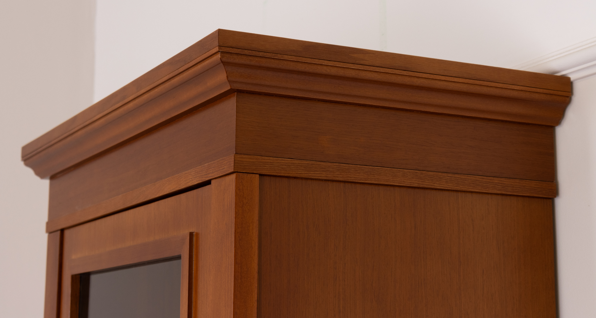 Шкаф книжный Валенсия, размер 71х40х218 см, цвет: черешня (M2009)M2009 Шкаф книжный Валенсия, размер 71х40х218 см, цвет: черешня (M2009)M2009