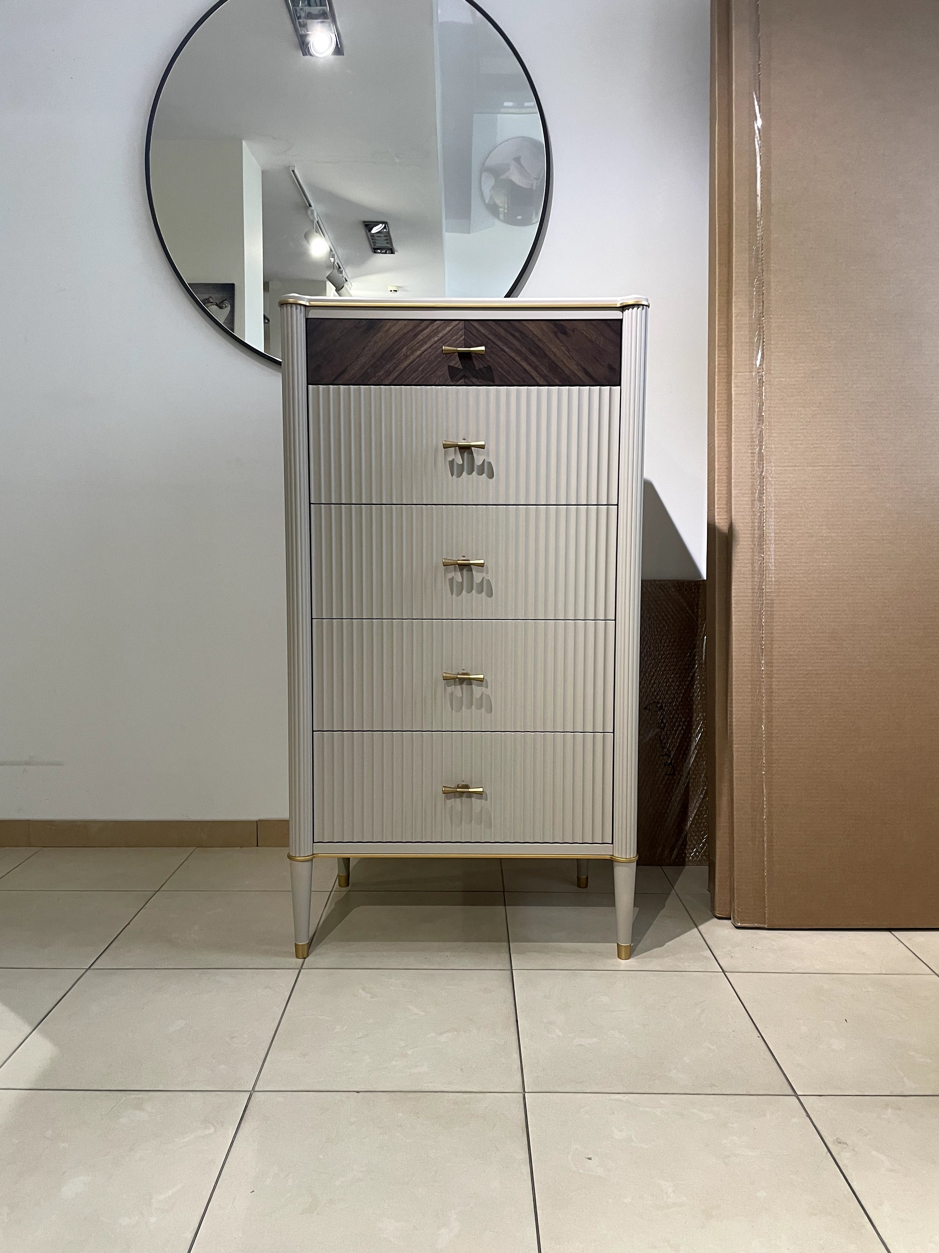 Комод высокий Timber Венеция, 70x45x127 см, цвет: Меланж/Орех американский (Т-149/ML/NA)Т-149/ML/NA Комод высокий Timber Венеция, 70x45x127 см, цвет: Меланж/Орех американский (Т-149/ML/NA)Т-149/ML/NA