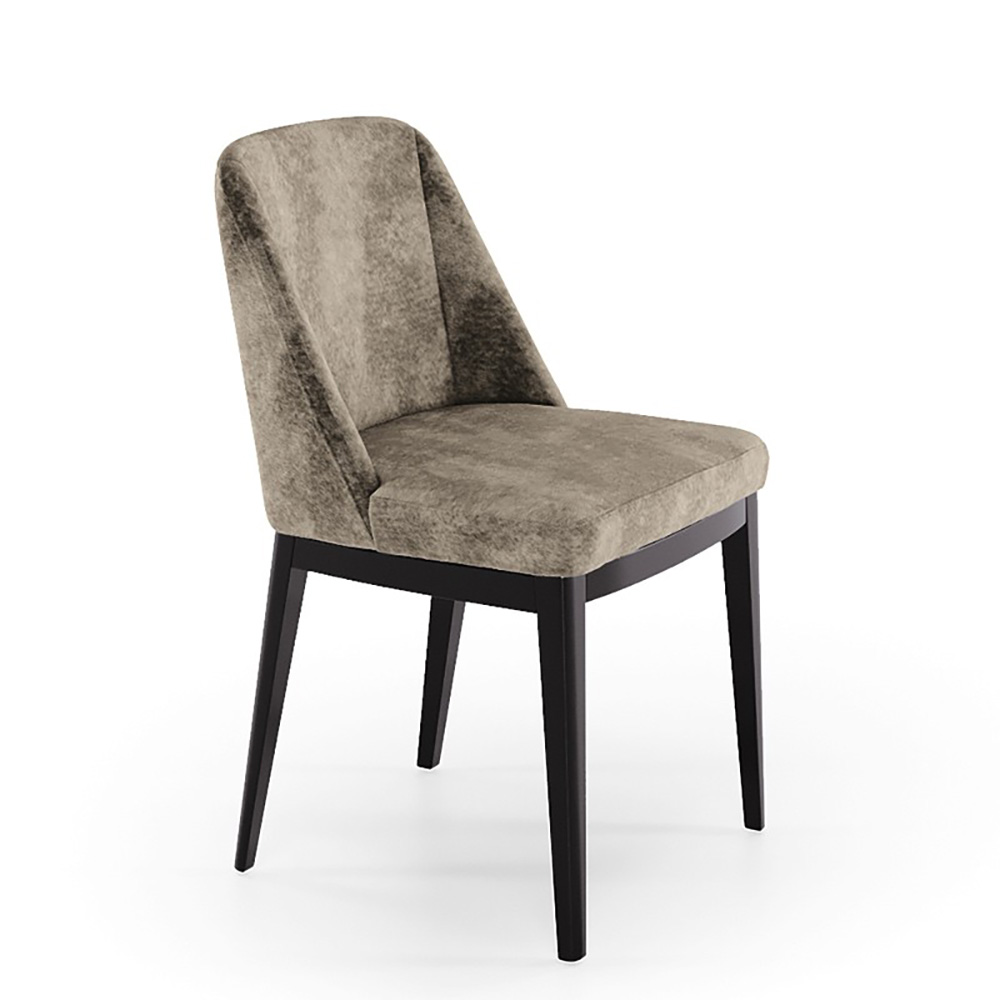 Стул ARAMIS Camelgroup Krystal , ткань Simphony 05, цвет: темно-серая береза, 50x57x86 см (179SED.01MBMS430)179SED.01MBMS430