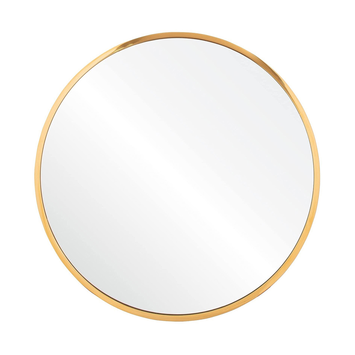 Зеркало круглое Louvrehome "Урсула" gold размер 76х76х3 (LHMF449)LHMF449