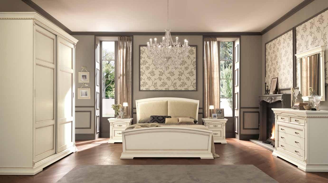 Кровать Prama Palazzo Ducale laccato, полуторная, с мягким изголовьем и изножьем, цвет: белый с золотом, экокожа, 140x200 см (71BO13LT)71BO13LT