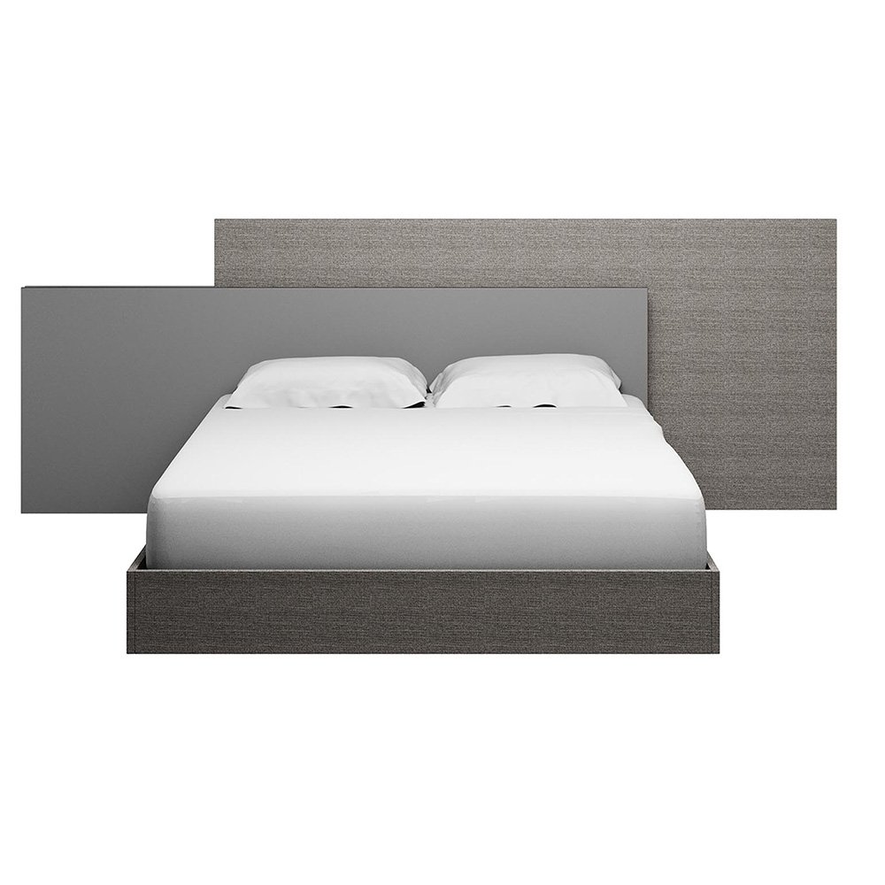 Кровать Status Futura, двуспальная, 180х203, цвет серый (FUBGRLT03) остаткиFUBGRLT03