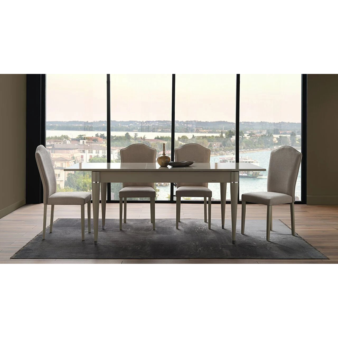 Стол обеденный Bellona Marsilya, раскладной, размер 164(204)x90x77 см (MRSL-14F)MRSL-14F