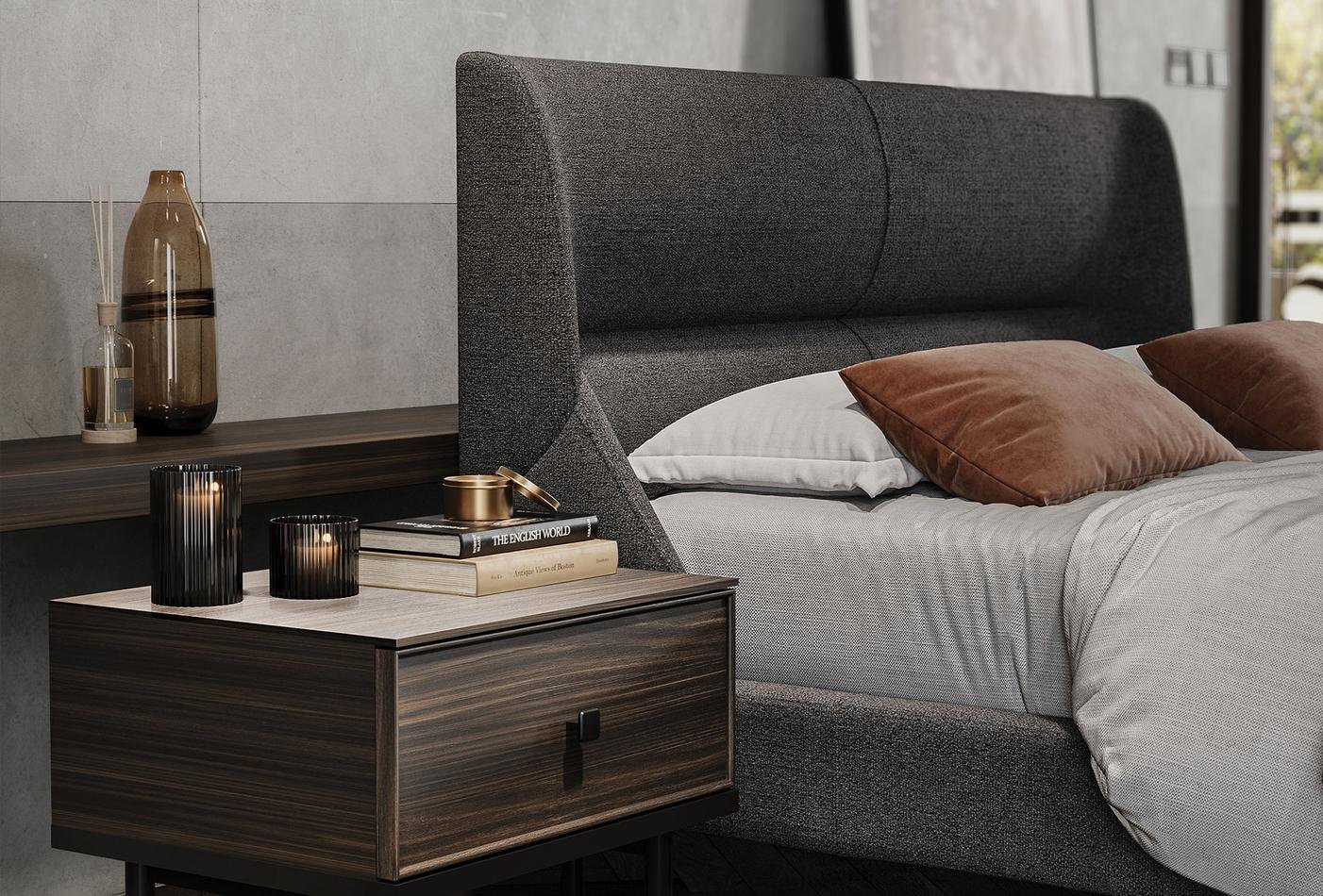 Кровать Enza Home Parma, двуспальная, 160х200 см55551008000001+55552008610001 Кровать Enza Home Parma, двуспальная, 160х200 см55551008000001+55552008610001